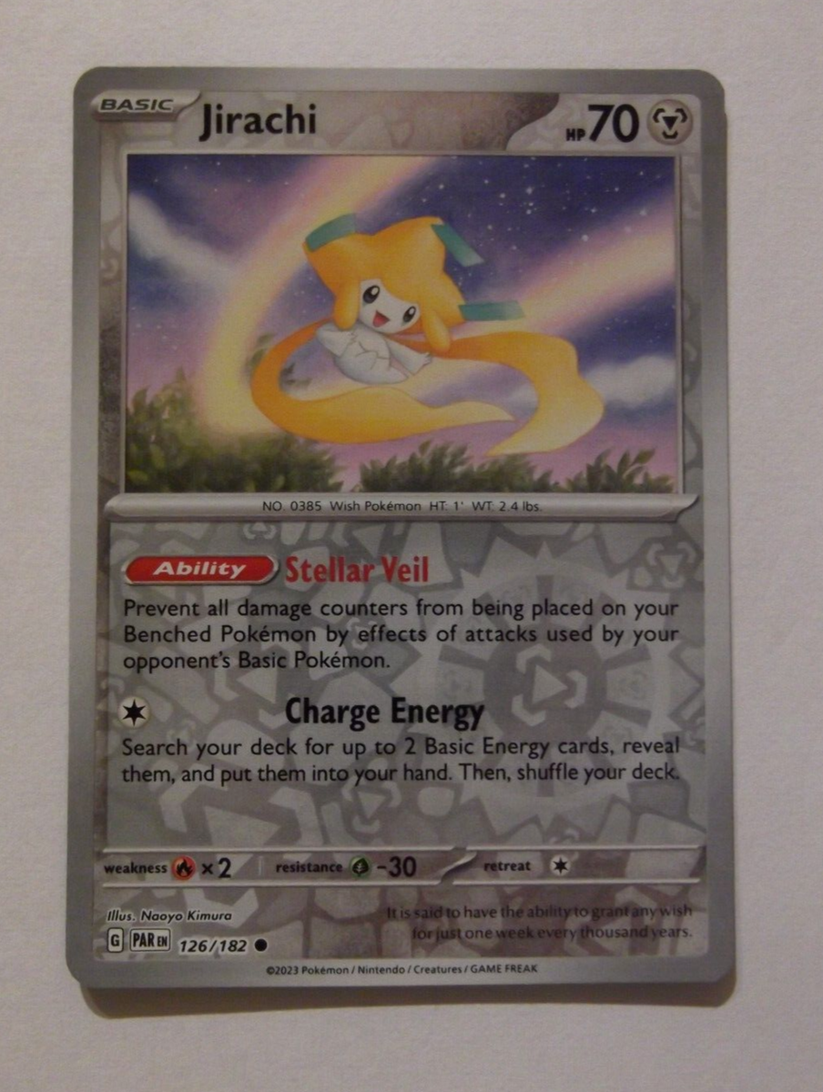 133PK126r -Jirachi- 126/182 - Paradox Rift - Common Reverse | eBay