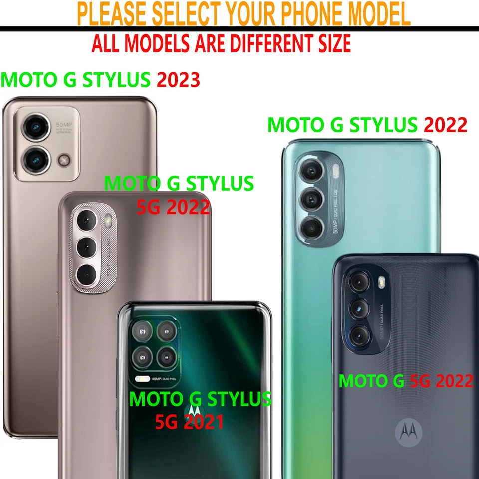 For Motorola Moto G Stylus 5G 2023 2022 Case Phone Ring Cover+Tempered Protector - Image 2 of 4