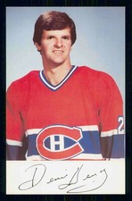 1981-82  MONTREAL CANADIENS POSTCARDS  DENIS HERRON    20637