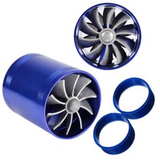 Aluminum Alloy Car Air Intake Turbonator Fan Turbine Turbo Gas Fuel Saver Aluminum Alloy Car Air Intake Turbonator Fan Turbine Turbo Gas Fuel Saver