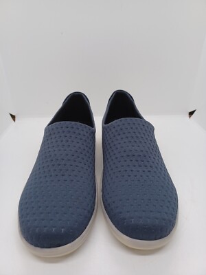 NEW Ecco Soft 20 Leather Slip-ons - Grey/Blue Size 6-6.5