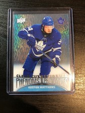 2018/2019 HOCKEY CARD TIM HORTONS -  AUSTON MATTHEWS CLEAR CUT PHENOMS 