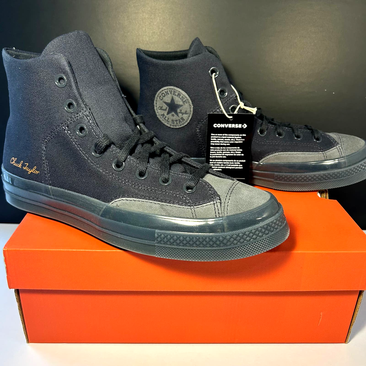 Converse Chuck 70 Marquis Hi Nightfall Grey Mens 11/Womens Converse Chuck 70 Marquis Hi Nightfall Grey Mens 11/Womens