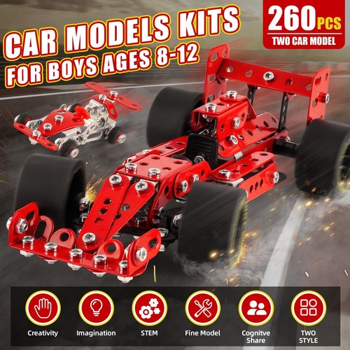 PANPAPA Car Building Kits for Boys 8-12Building Cars Metal Erector SetRacing ... - Picture 2 of 7