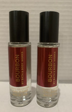  2 Bath  Body Works Men's Collection Bourbon Cologne Sprays- travel 0.5 oz NEW