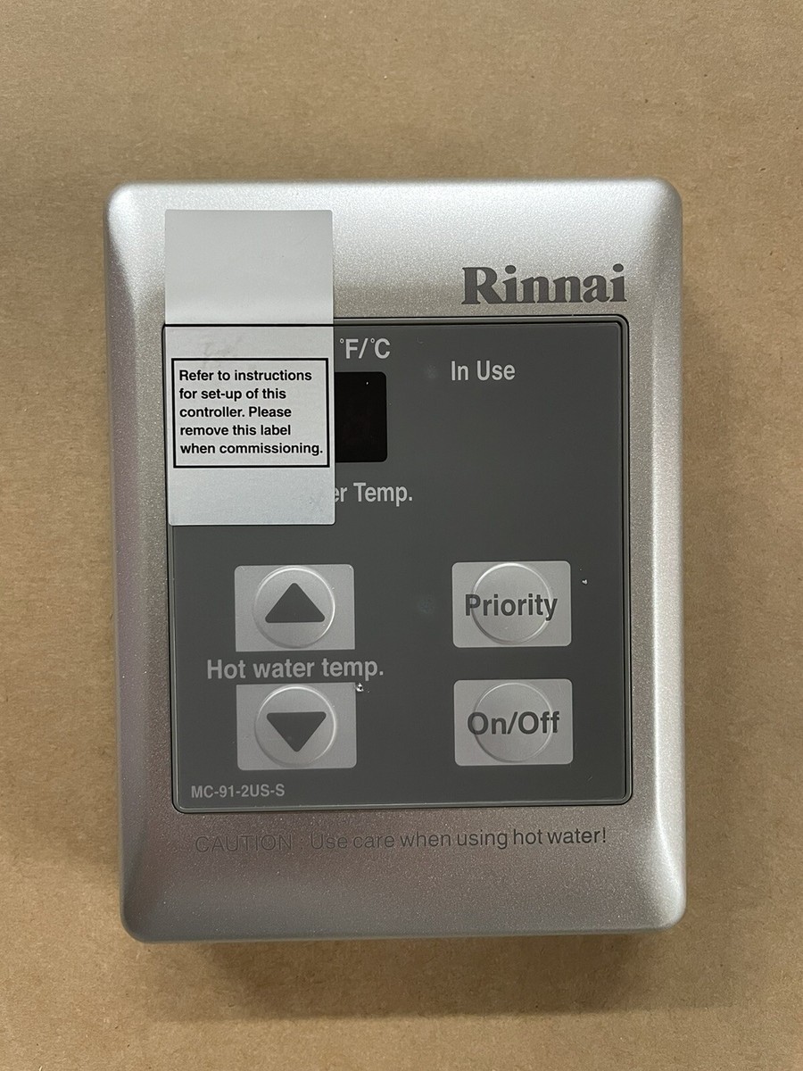 Rinnai Tankless water heater controller MC-91-2US-S silver | eBay
