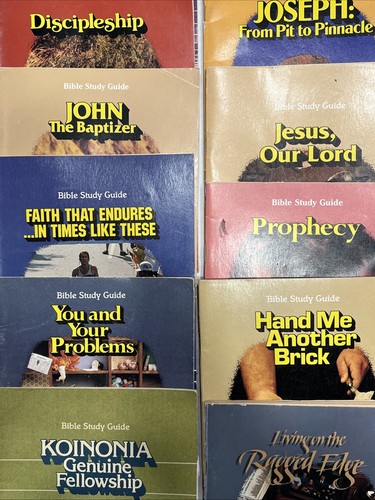 Charles Swindoll 18 Bible Study Guide Lot (No Writing Or Highlighting) 1981-1985 - Picture 2 of 2
