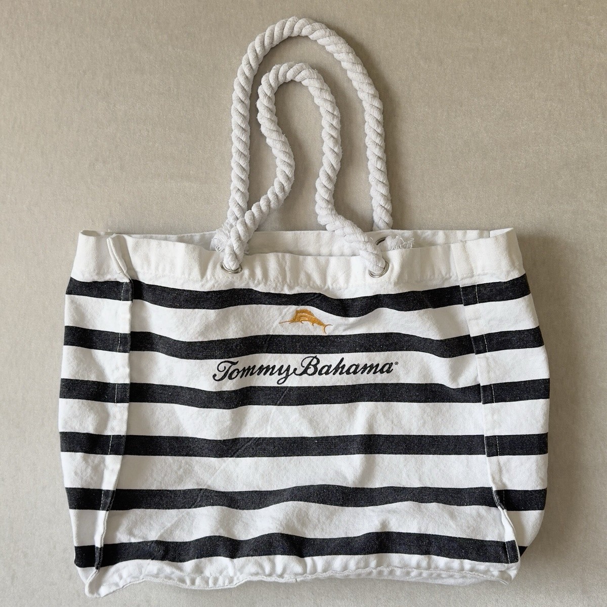Beach Tote Tommy Bahama Black Tote Tommy Bahama Black White