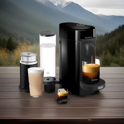 Nespresso Vertuo Plus Deluxe Coffee and Espresso Maker De'Longhi & Milk Frother