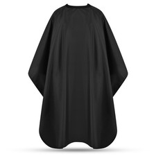 Hair Cutting Cape with Adjustable Snap Closure, Professional Barber Cape,...