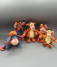 Vintage 1999 Disney Winnie the Pooh 5" Stuffed Animals Plush Dressed as Tigger