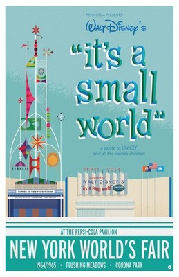 Disney Small World Pepsi Pavilion 1964 World's Fair 11x14 Print