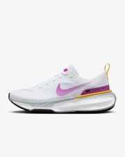 Nike ZoomX Invincible Run FK 3 Sneakers White Purple Womens Sz 8.5 (DR2660 101)