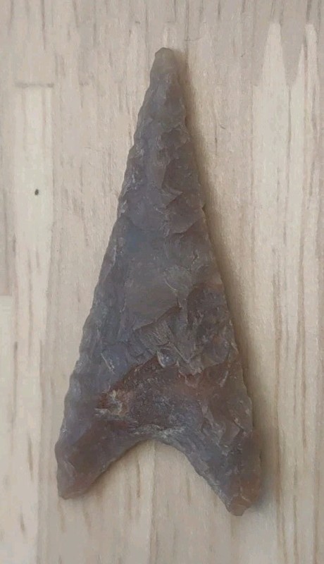 Neolithic Period Arrowhead Sahara Desert Africa Deep Concave Base 1 1/2 Inch 