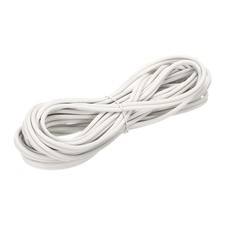 Screen Spline 15M/49.21Ft Silicone Window Sealing Strip 5mm OD White