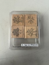 Stampin Up A Tree For All Seasons 4 Piece Wood Stamp Set