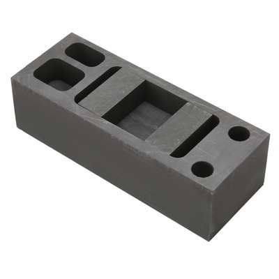 Graphit Ingot Mold Gute Wärmeleitung Doppelseitig 4 Slots Casting Ingot Mold OBM