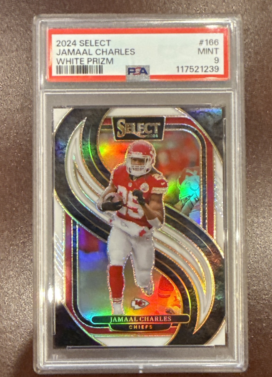 2024 Panini Select - Premier Level Jamaal Charles #166 White Prizm /35