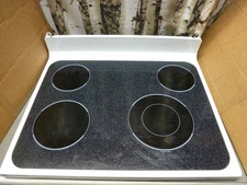 Used GE 30" Range Glass Cooktop Replacement Part *CHIPPED Porcelain* #WB62T10767