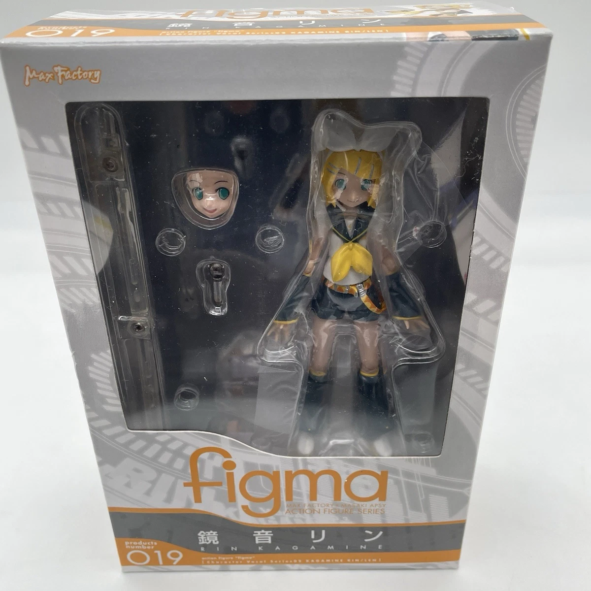 figma 019 鏡音リン マックスファクトリー ボーカロイドフィギュア figma Vocaloid Kagamine Rin Figure #019 Max Factory Japan Import