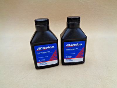 2 Supercharger Oil  2x ACDelco 10-4041 Kompressor Öl GM 12345982 gear oil 118 ml