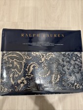 Ralph Lauren Keaton Floral FULL / QUEEN Duvet Cover Indigo Blue - NWT