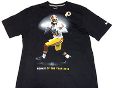 Rare 2012 Robert Griffin III RG3 Washington Redskins Rookie ROY T-Shirt New! MED