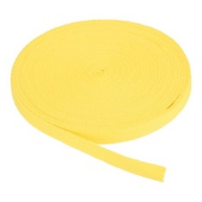 Cotton Twill Tape 3/8Inch 25 Yards Cotton Ribbon Bias Binding Tape Bright Yellow