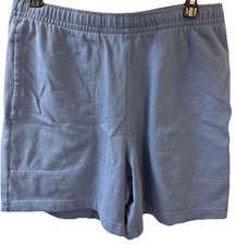 Land's End Men's 100 Cotton shorts, Blue, Size Medium