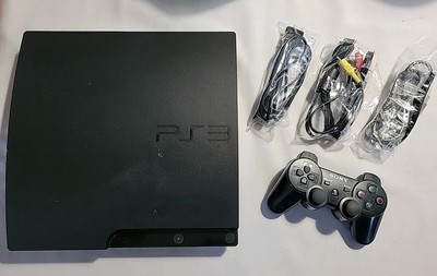 Sony PlayStation 3 Slim 160GB Console Black CECH-3001A Original