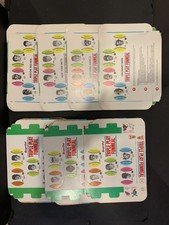 1977 Burger Chef Triple Play Funmeal Complete Set of 24 Trays 216 Baseball Discs
