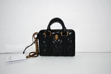 Kurt Geiger London Leather Kensington Boston Card Charm #4377300109 NWT