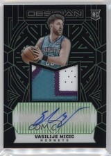 2023-24 Obsidian Rookie Jersey Electric Etch Green 24/25 Vasilije Micic Auto 8mm