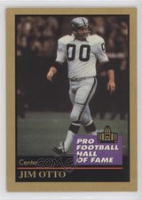 1991 Enor Pro Football Hall of Fame Jim Otto #111 HOF 0kb0