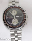 VINTAGE SEIKO YACHTSMAN CHRONOGRAPH AUTOMATIC WATCH MENS BLACK DIAL