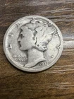 New Listing1931-D Mercury Dime - Actual Silver Coin Shown Fine Shape Same Day Shipping Free