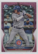 2023 Bowman Chrome Prospects Mega Box Pink Mojo Refractor /199 Matt Mervis 13rv