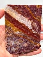 Mexican Red Moss Agate end cut Slab Lapidary Cabbing Combo Ship Avail