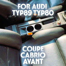 Becherhalter Cupholder Getränkehalter für Audi 80 90 B3 B4 Typ89 Cabrio Coupe S2