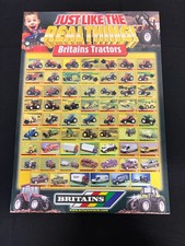 BRITAINS FARM "JUST LIKE THE REAL THING" POSTER ORIGINALE NEGOZIO TRATTORI BRITANNICI