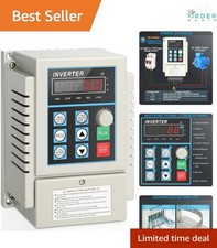 AC 220V 0.75kw 1HP VFD Frequency Converter Single to Three-Phase Inverter