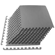 Puzzle Exercise Mat with EVA Foam Interlocking Tiles for MMA, Exercise