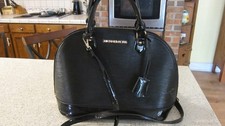 Michael Kors Large  Black Leather Tote Shoulder Bag