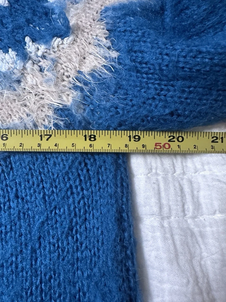 Suéter tejido azul Fair Isle Urban Outfitters BDG para mujer talla pequeña Foto 4 de 4