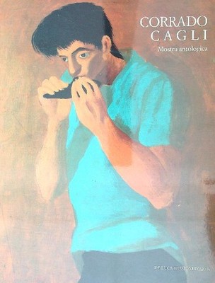 CORRADO CAGLI. ANTHOLOGISCHE AUSSTELLUNG AA.VV. DE LUCA KUNSTAUSGABEN 1989 \ BROSCHUR