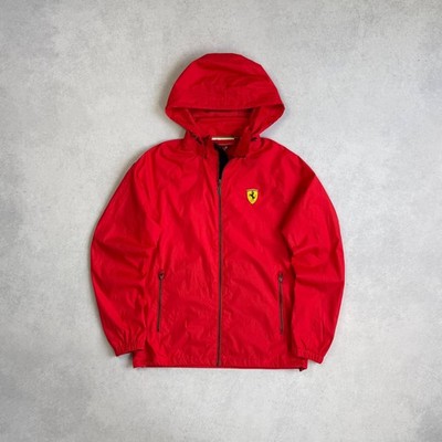 Ferrari レッド ジャケット Ferrari Racing Jacket │ Vintage Red F1 Streetwear │ Free