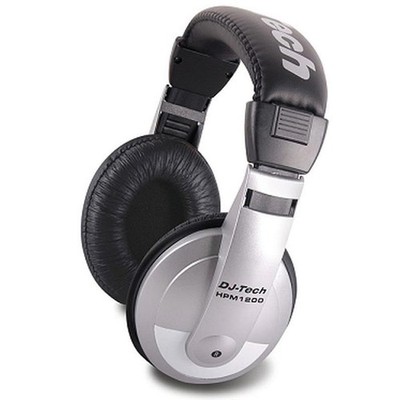 DJ Tech HPM1200 Multi-Purpose Headphones with 100-18kHz Ultra-Wide Frequency