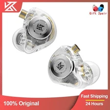Kz Edx Pro Earphones Dynamic in Ear Monitor Hifi Wired Headphones Bass Stereo Ga