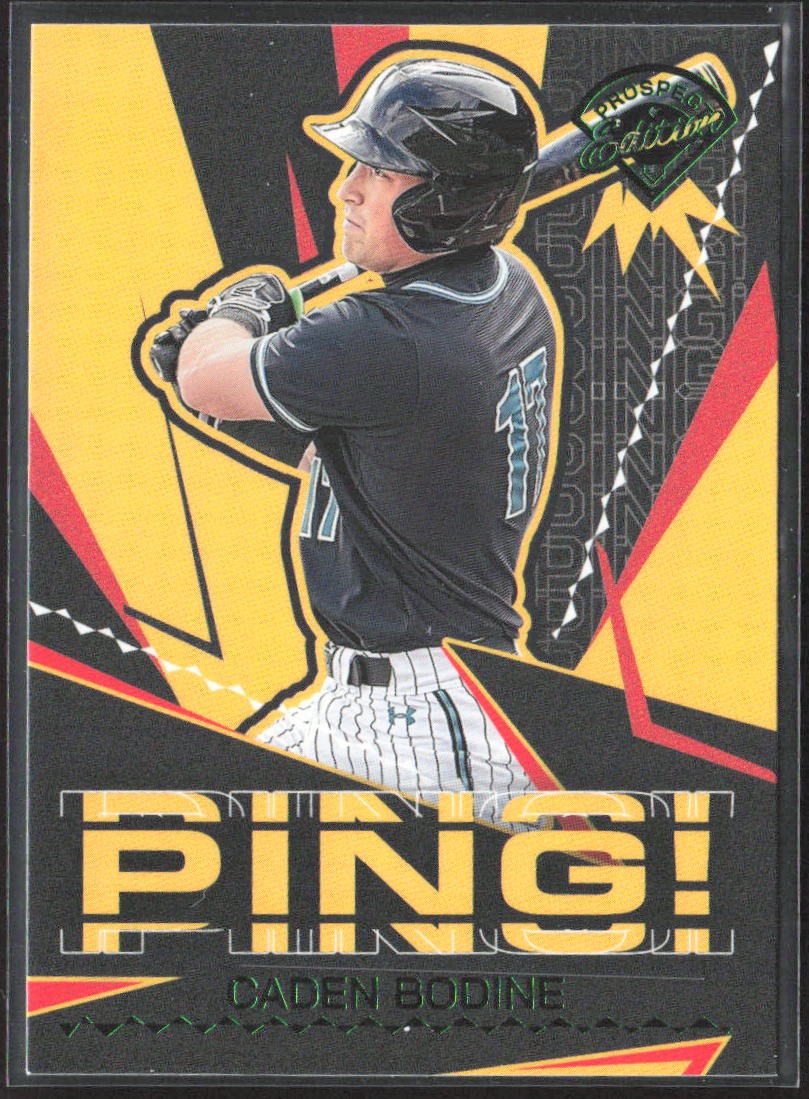 2025 Panini Prospect Edition #10 Caden Bodine Ping! - Green