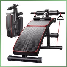 Image of Sit Up Bench adjustable Core ABS Workout Multipurpose Thigh Support for Home Gym